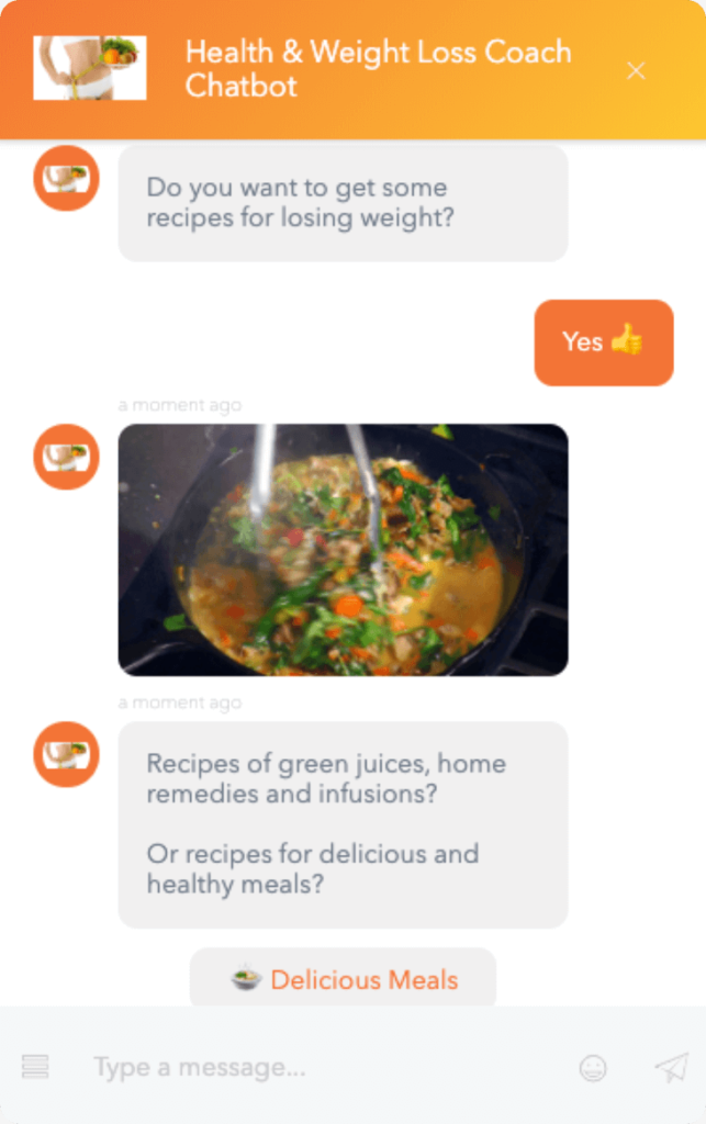 Generative AI food suggestions